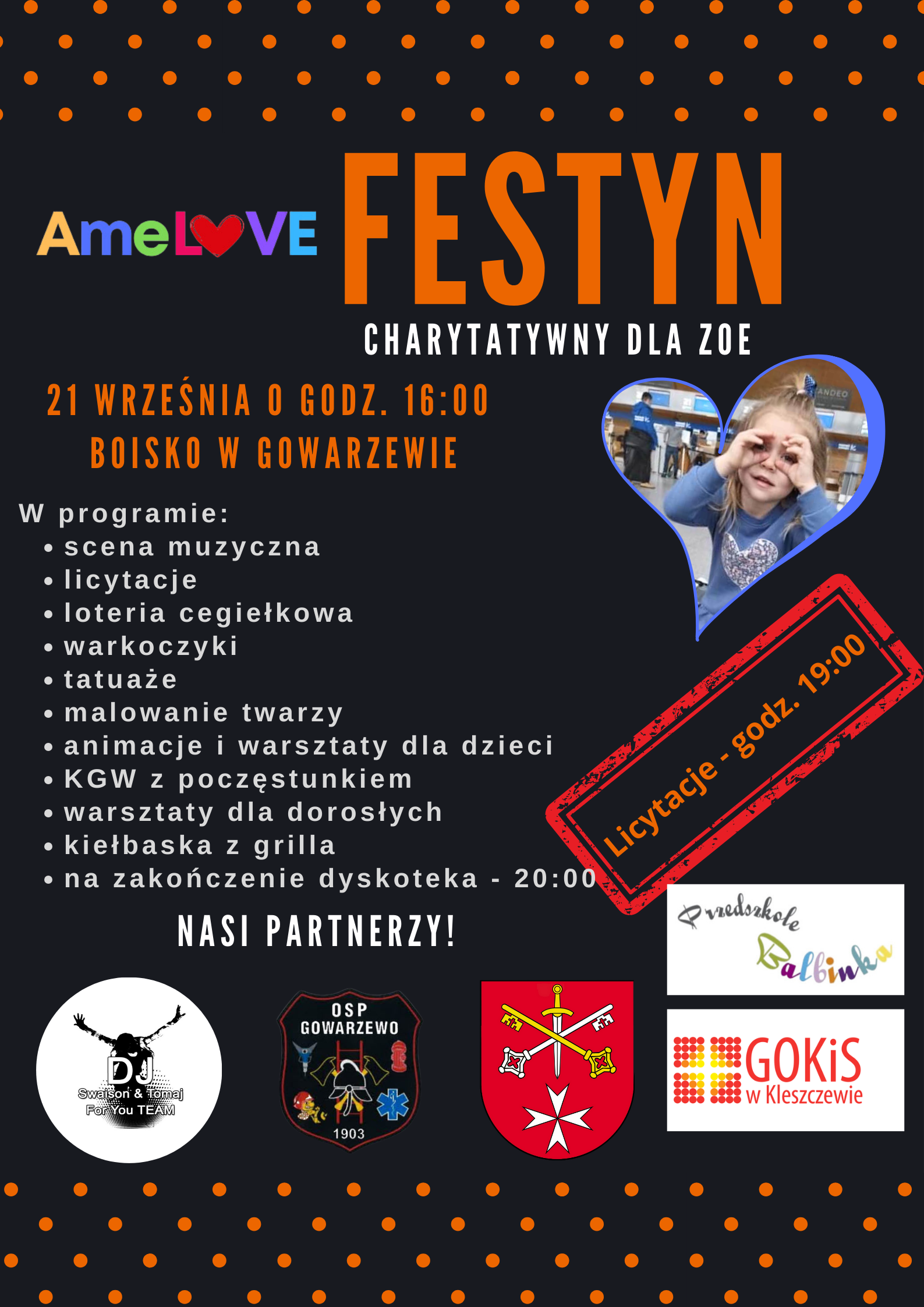 INFORMACJA O PLANOWANYM FESTYNIE W DNIU 21.09