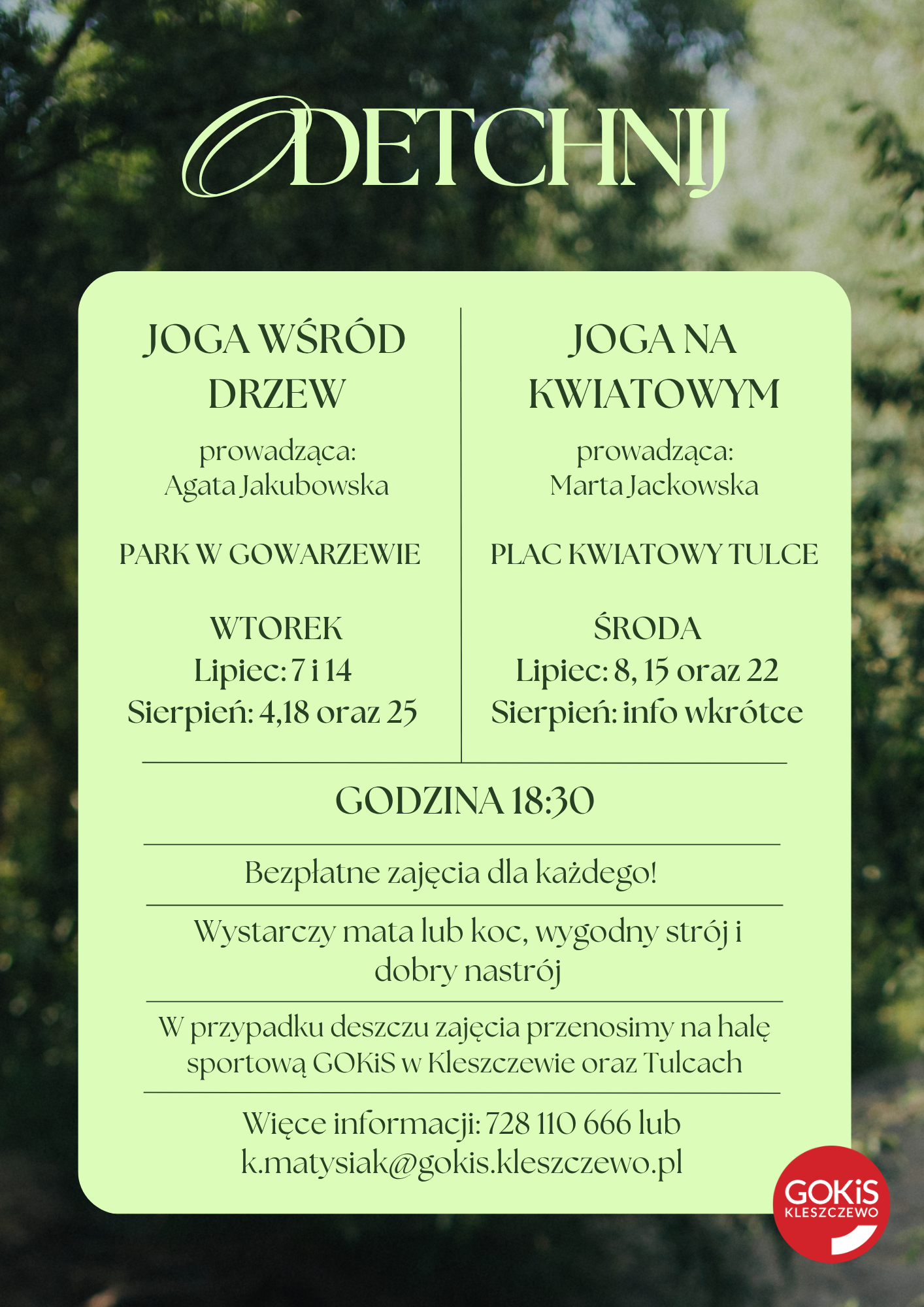 plakat informacyny 