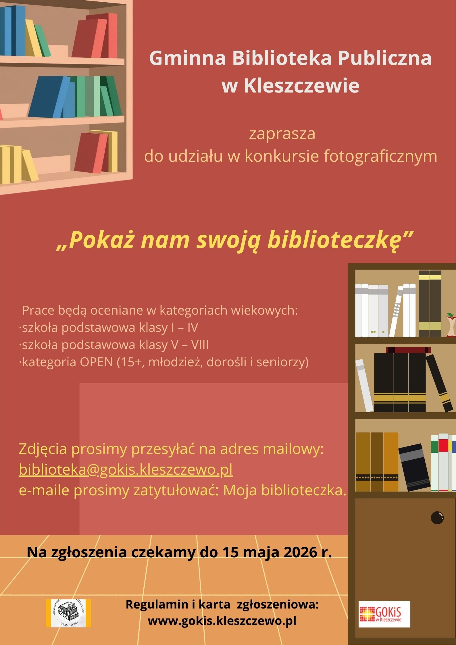 plakat z informacją o konkursie