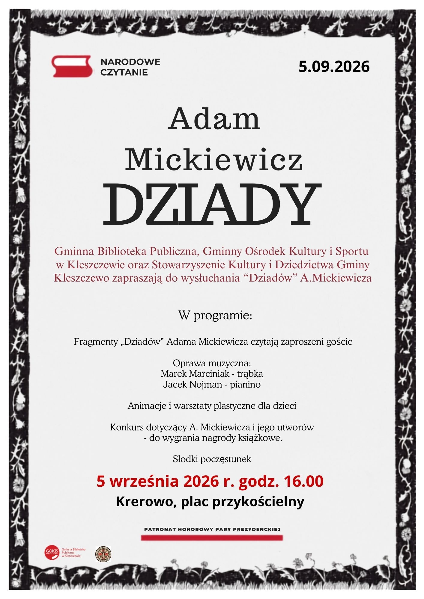 plakat informacyjny o treści jak wyżej
