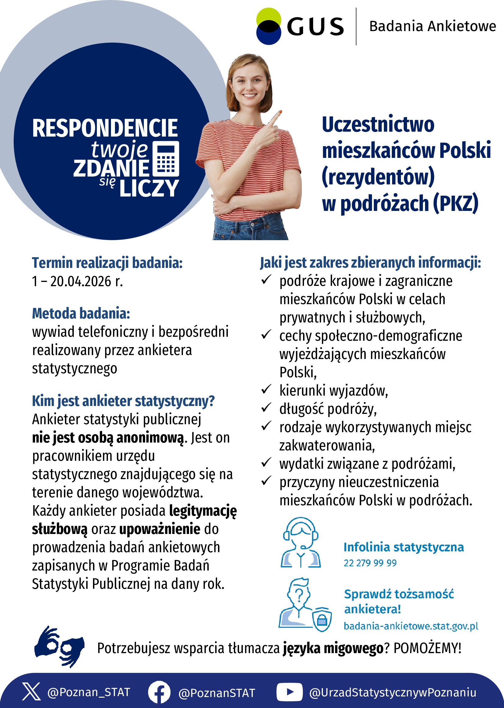 plakat informacyjny - badanie ankietowe