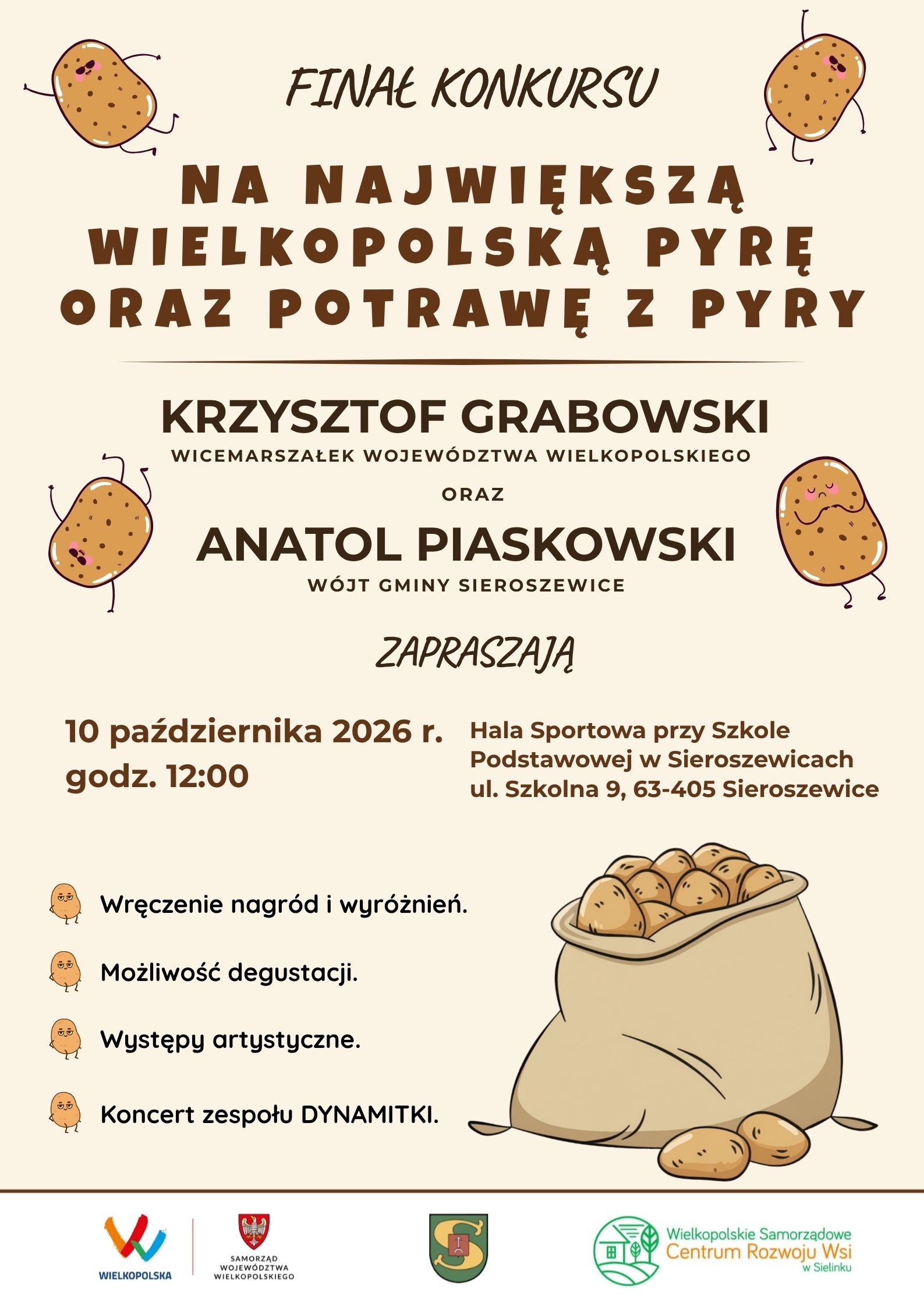 plakat organizatora