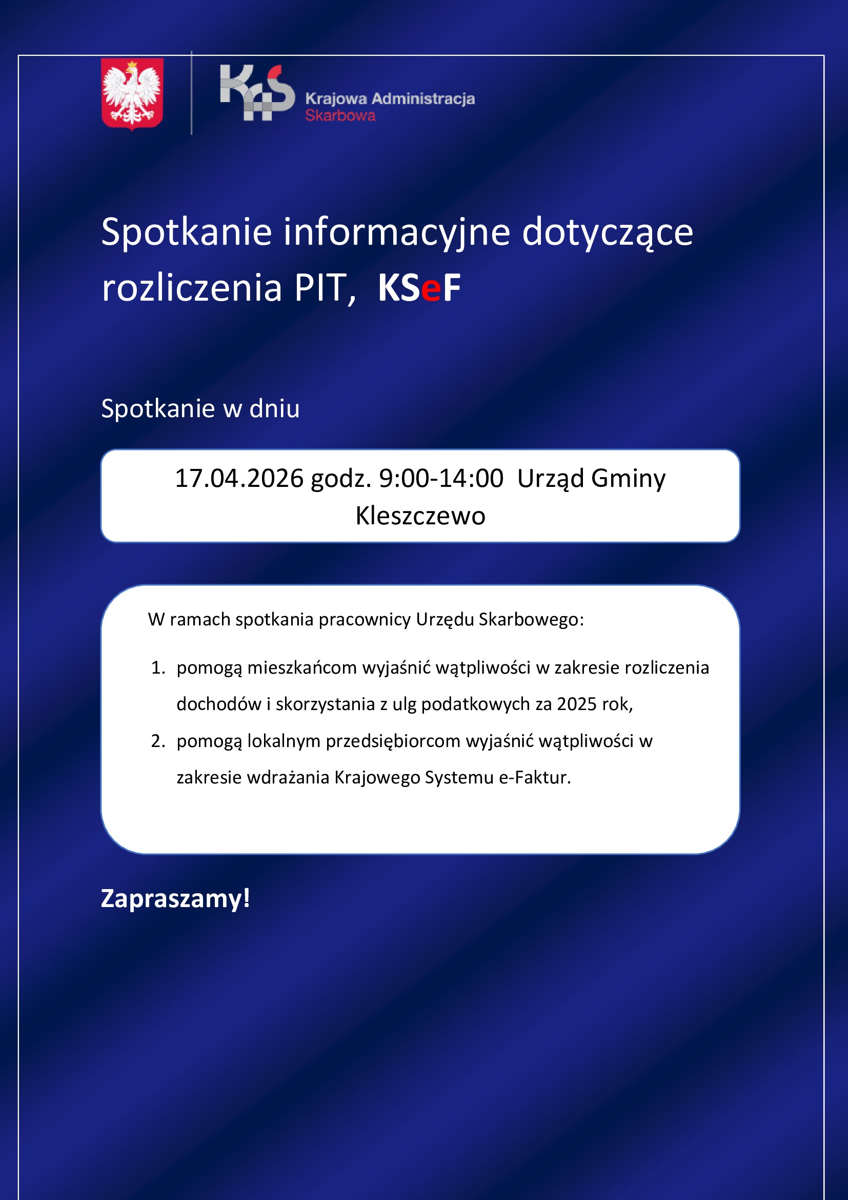informacja o wydarzeniu infografika