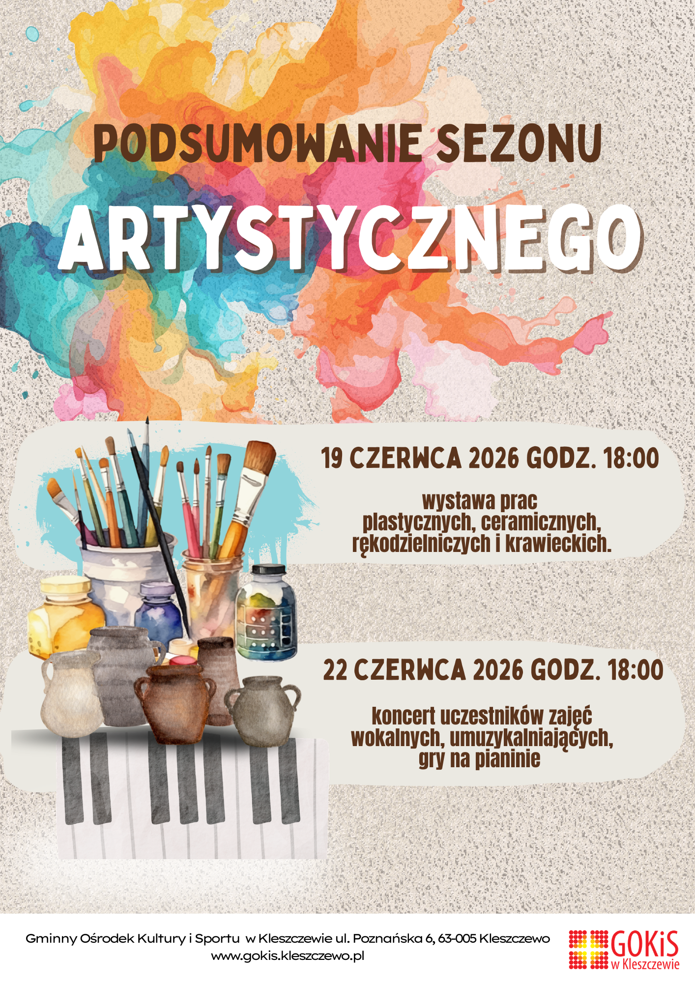 plakat informacyjny