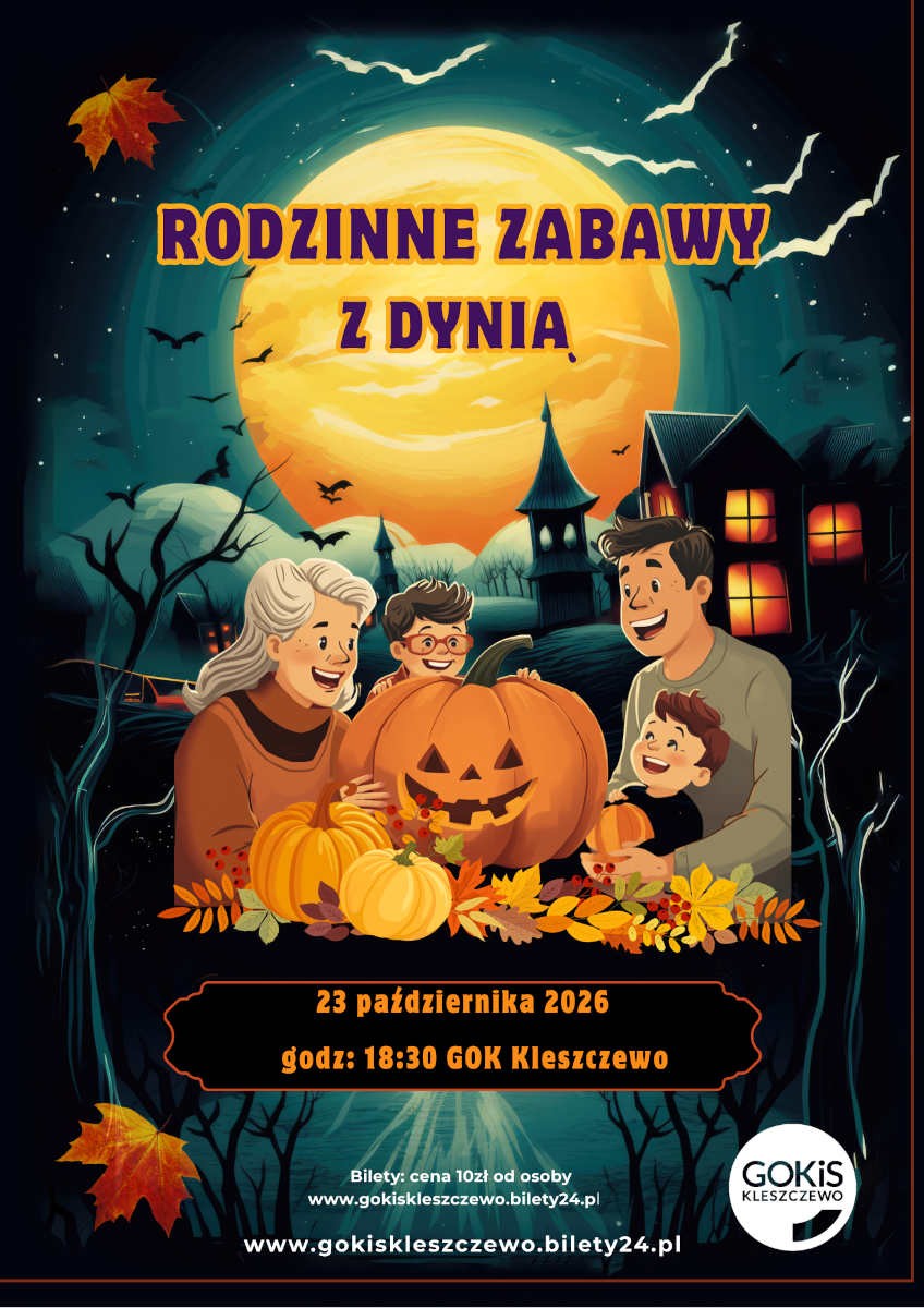 plakat ilustracyjny z dynią
