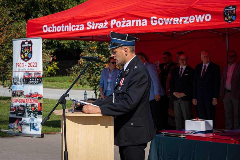 przemówienie Prezesa OSP Gowarzewo