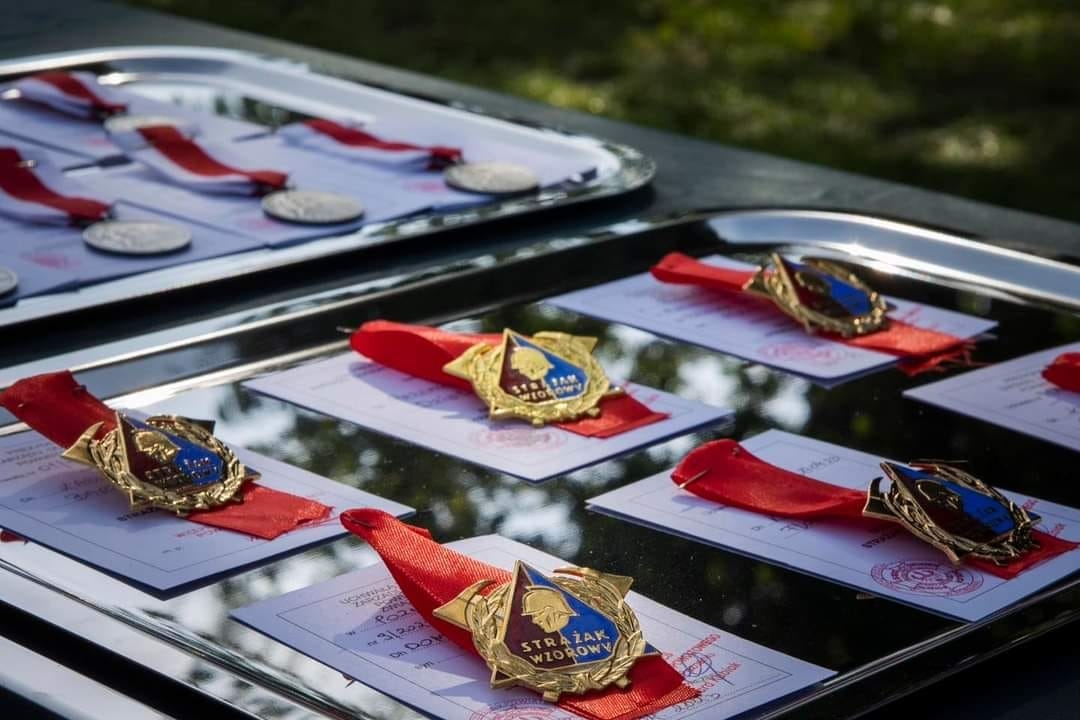 odznaczenia "strażak wzorowy"