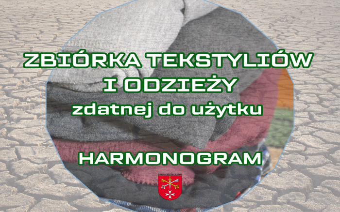 ZBIÓRKA ODZIEŻY I TEKSTYLIÓW 