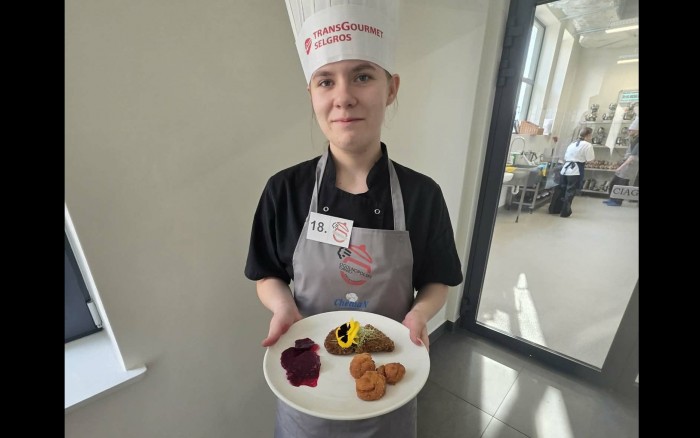 Antonina Rybak, uczennica trzeciej klasy Zespołu Szkół Przemysłu Spożywczego im. J.J. Śniadeckich w Poznaniu