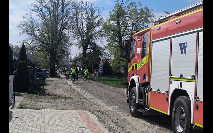 przejazd zabezpieczany przez OSP