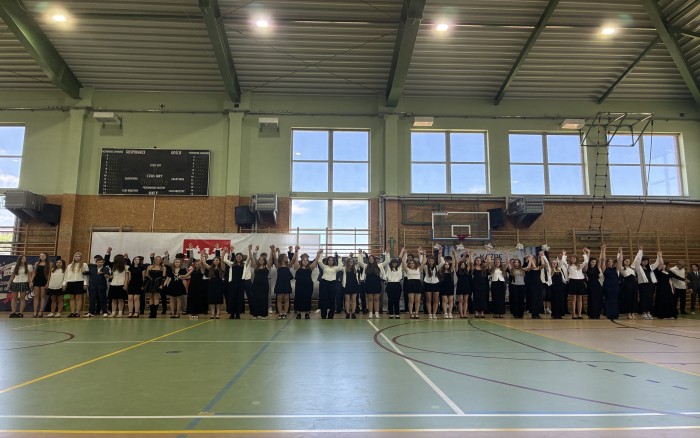uczniowie ZS Tulce