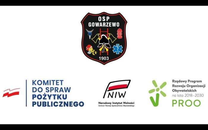WZMOCNIENIE GOTOWOŚCI OPERACYJNEJ OSP GOWARZEWO