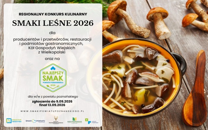LEŚNE SMAKI ZAGOSZCZĄ W UZARZEWIE. RUSZA KONKURS „SMAKI LEŚNE 2026”