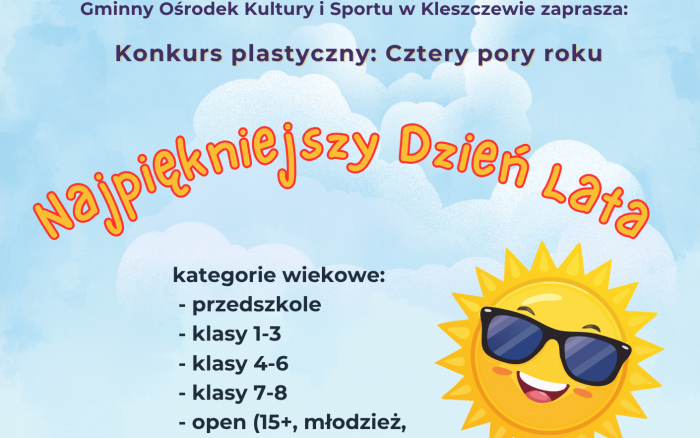 KONKURS PLASTYCZNY „CZTERY PORY ROKU – LATO”
