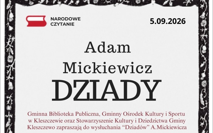 XV EDYCJA NARODOWEGO CZYTANIA
