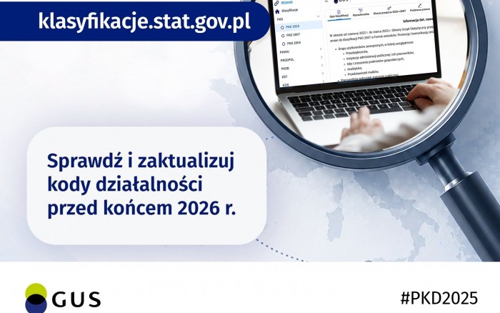 NOWA POLSKA KLASYFIKACJI DZIAŁALNOŚCI (PKD 2025