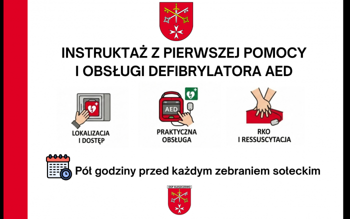STRAŻACY Z OSP POKAŻĄ MIESZKAŃCOM, JAK RATOWAĆ ŻYCIE
