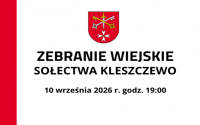 ZEBRANIE WIEJSKIE SOŁECTWA KLESZCZEWO