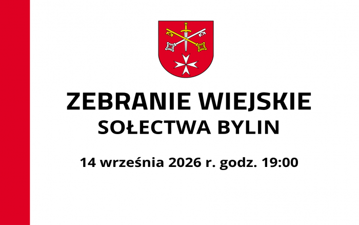 ZEBRANIE WIEJSKIE SOŁECTWA BYLIN