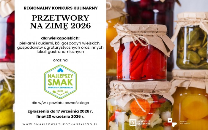 TRZECIA EDYCJA KONKURSU „PRZETWORY NA ZIMĘ 2026”. 