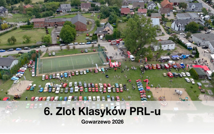 6. ZLOT KLASYKÓW PRL-U W OBIEKTYWIE DRONA
