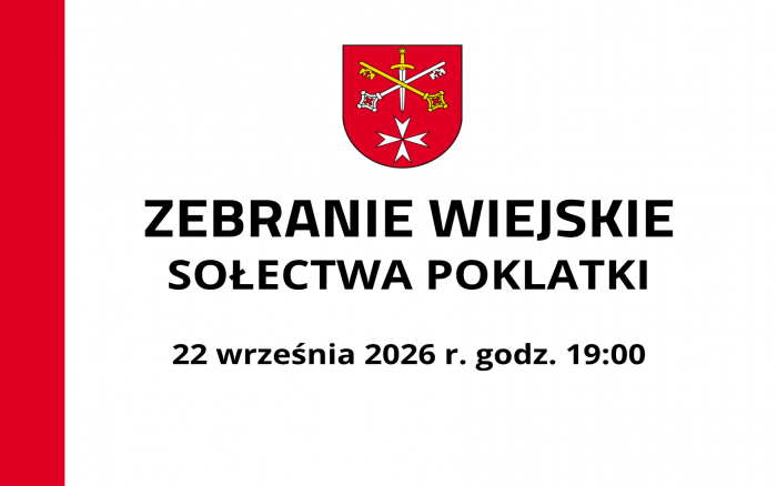 ZEBRANIE WIEJSKIE SOŁECTWA POKLATKI