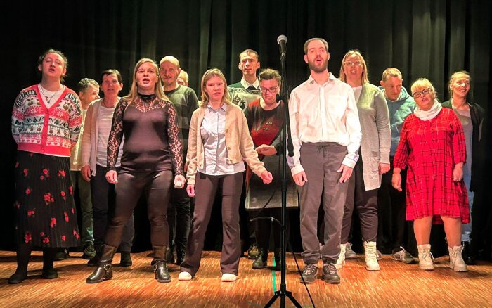 Występ na scenie jednej z grup konkursowych