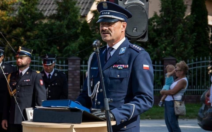 przemówienia Gości Komendant Komisariatu Policji w Swarzędzu Nadkomisarz Eugeniusz Sierański