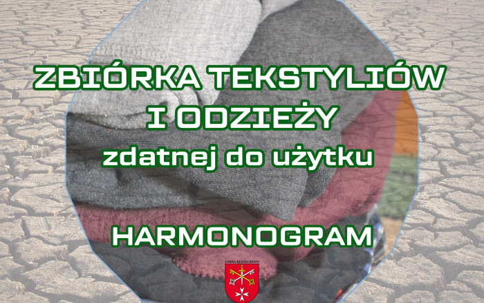 ZBIÓRKA ODZIEŻY I TEKSTYLIÓW