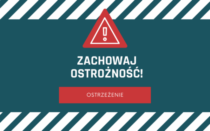 OSTRZEŻENIE WFOŚIGW W POZNANIU
