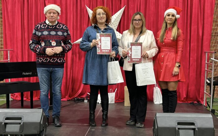 3. Jarmark Bożonarodzeniowy w Kleszczewie - wręczenie nagród w konkursie