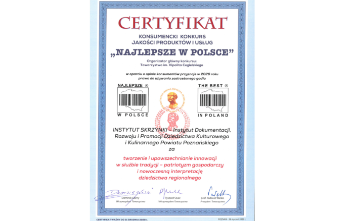 certyfikat