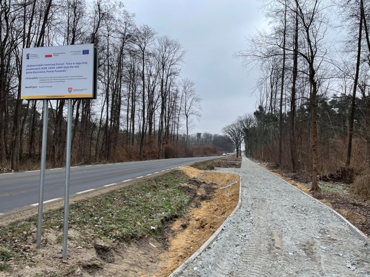 Budowa ścieżki rowerowej Poznań-Tulce